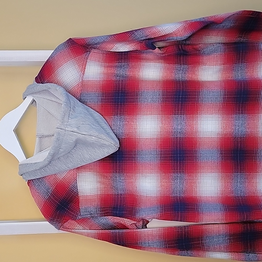 Ocean Current Button Down Hoodie Size Medium - Picture 5 of 7